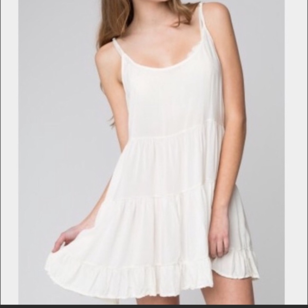 BRANDY MELVILLE WHITE JADA DRESS
